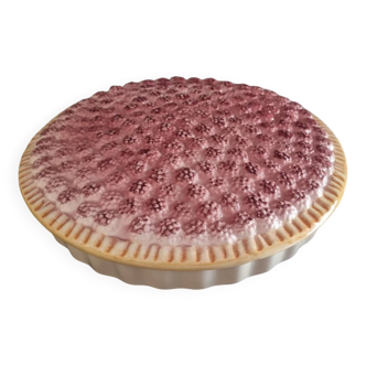 50s barbotine tart dish