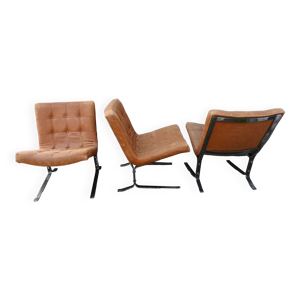 Trois fauteuils de Olivier Mourgue
