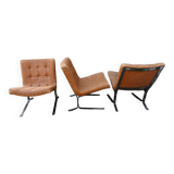 Three armchairs by Olivier Mourgue from the 50s/60s