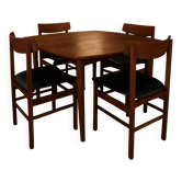 Table extensible avec chaises années 60