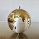 Large terrestrial globe, cigarette dispenser, brass, 1960 - 1970