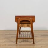 Table console en teck du milieu du siècle, Danemark, années 1970