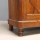 Antique walnut display cabinet, Italy, 19th century