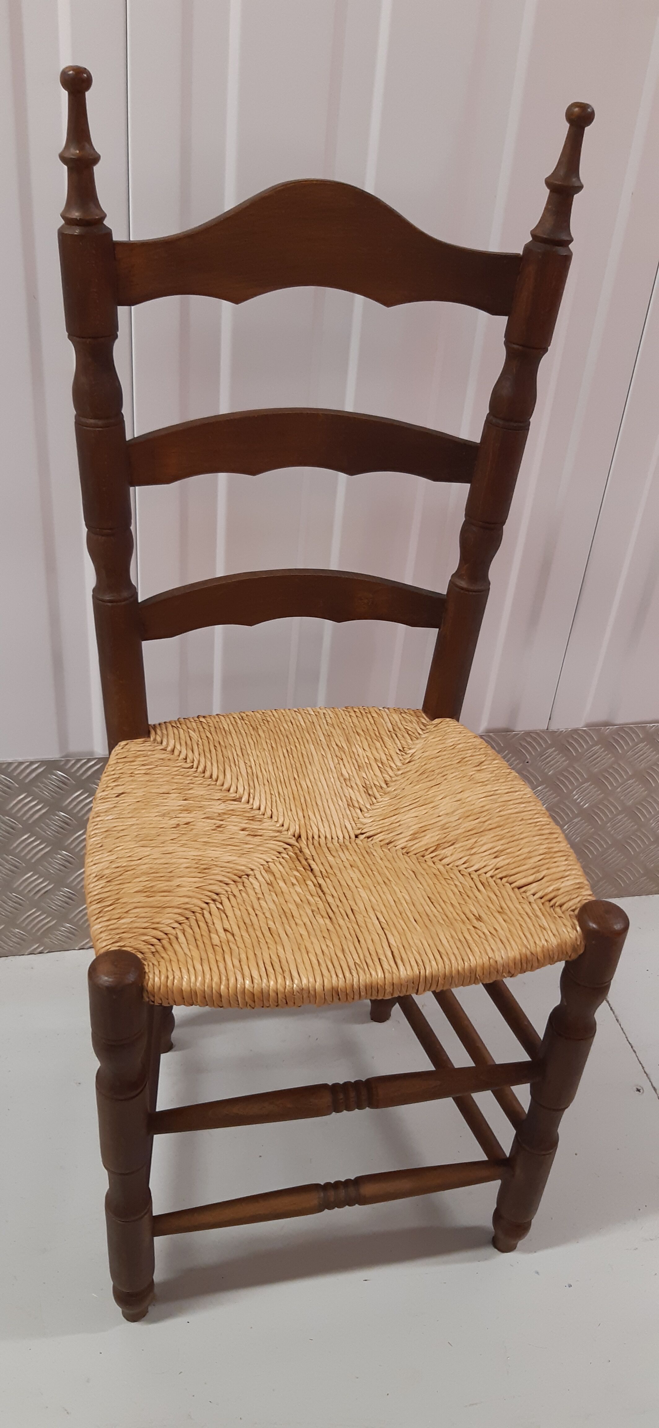 Rustic straw chairs spanish 60s