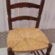 Rustic straw chairs spanish 60s