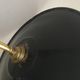 Wall light enamelled sheet metal patty on swan collar and porcelain rosette