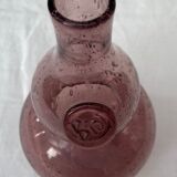 Vase en verre soufflé Biot violet