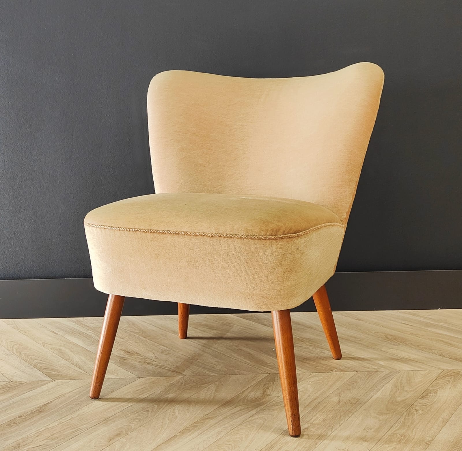 Mid century cocktail chair vintage