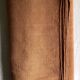 Old harvest tablecloth in terracotta tinted hemp