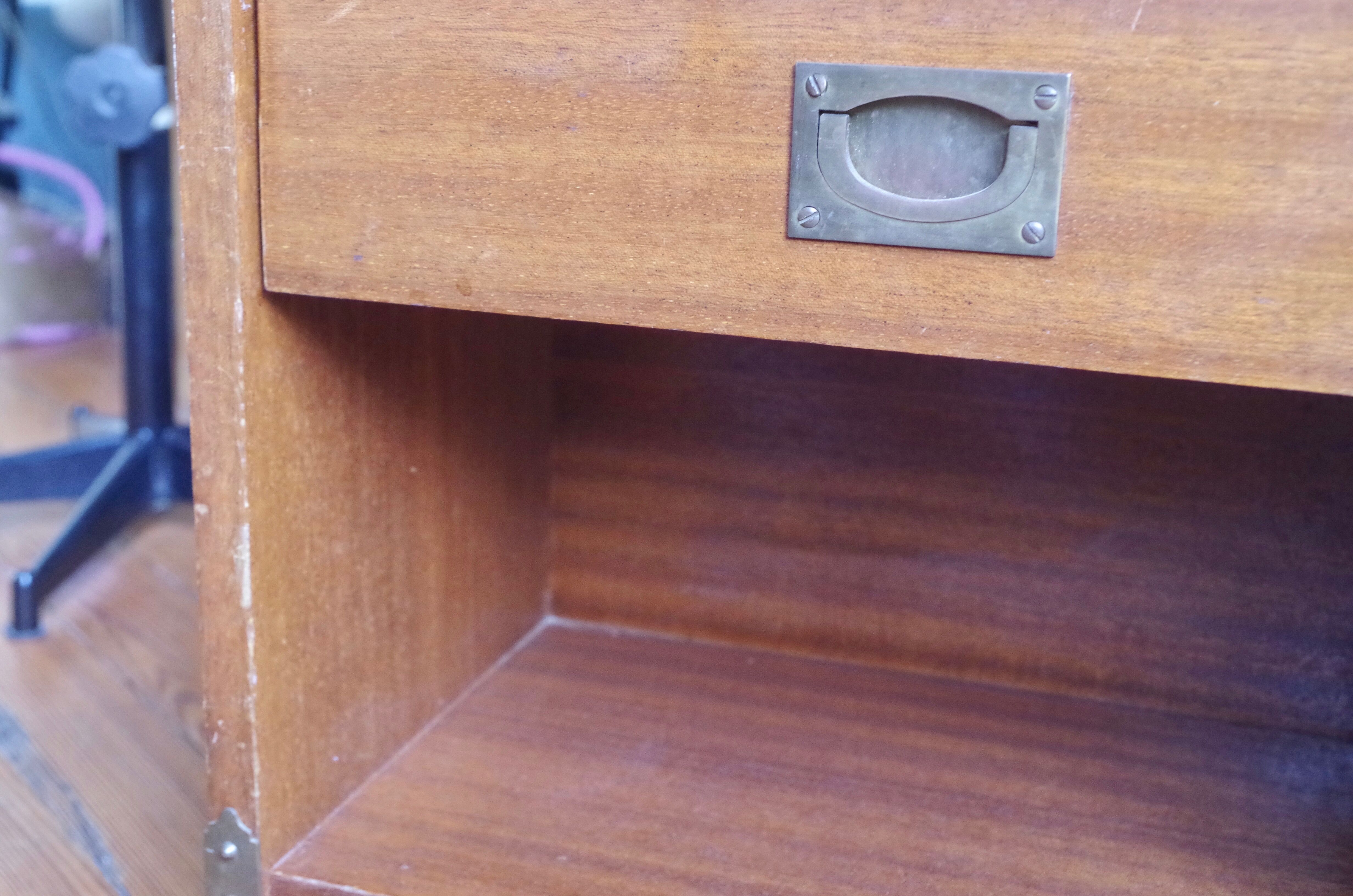 Vintage boat marine bedside table 70's