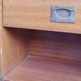 Table de chevet marine de bateau vintage 70's