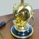 Lamp foot, horse head