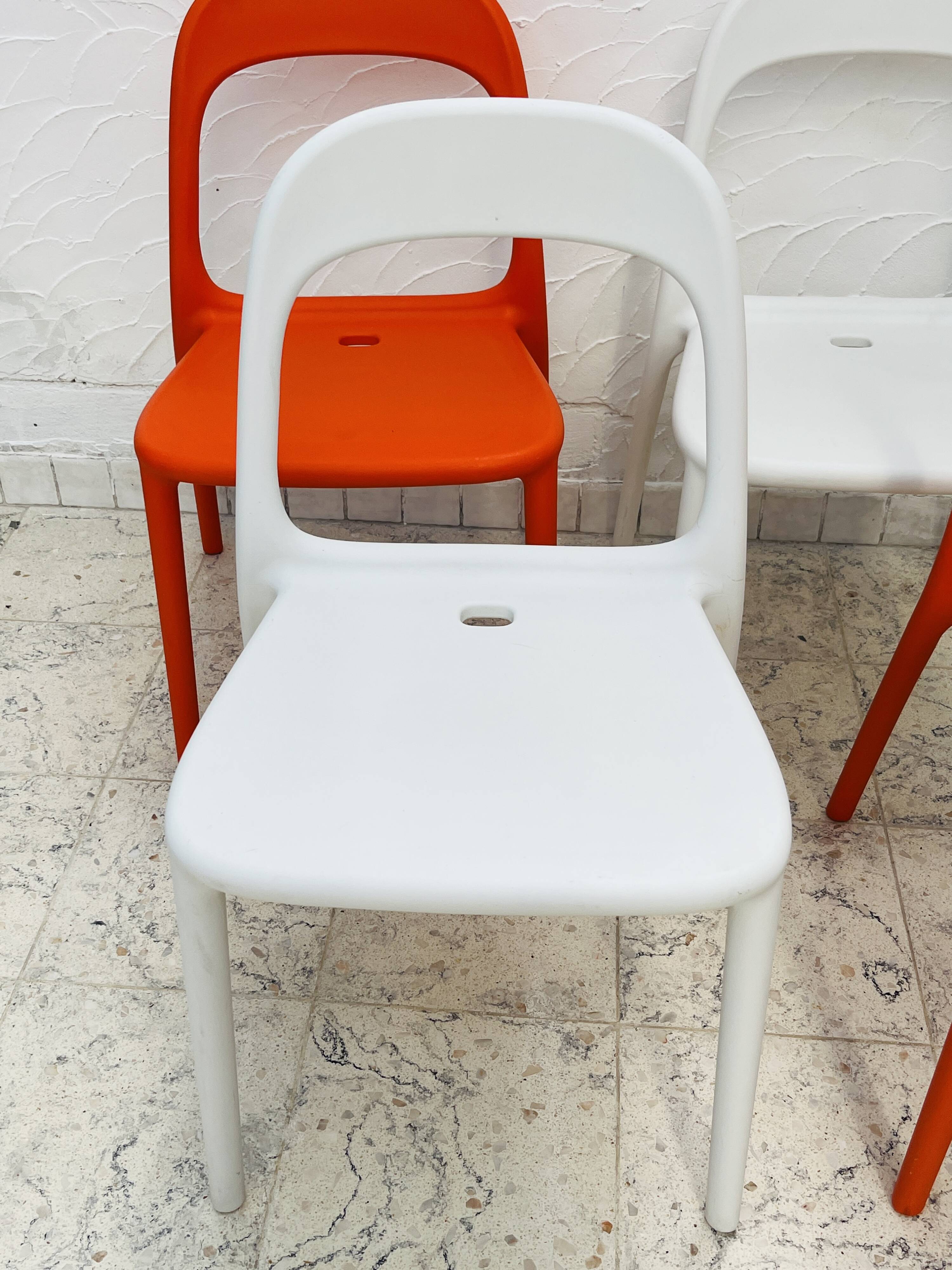 Set of 4 urban design chairs from Ikea.