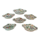 Group of 6 porcelain saucers, China, 19th century