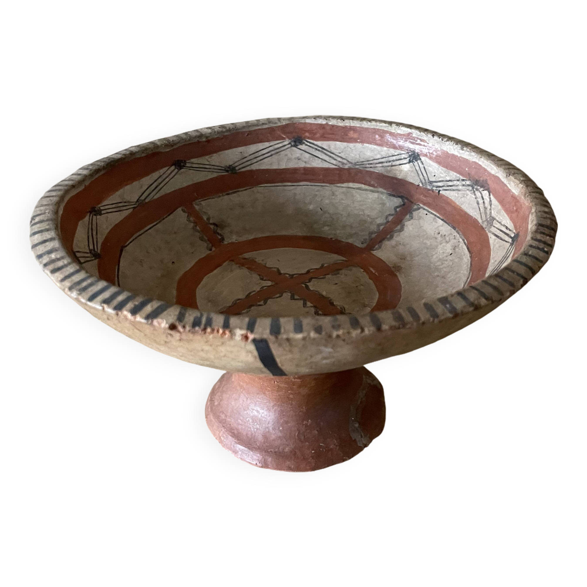 Antique terracotta cup
