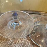 Decorative Sugar Bowl & Bonbonnière – Cristal d'Arques "Venice Sapphire"