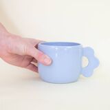 Flower mug crème