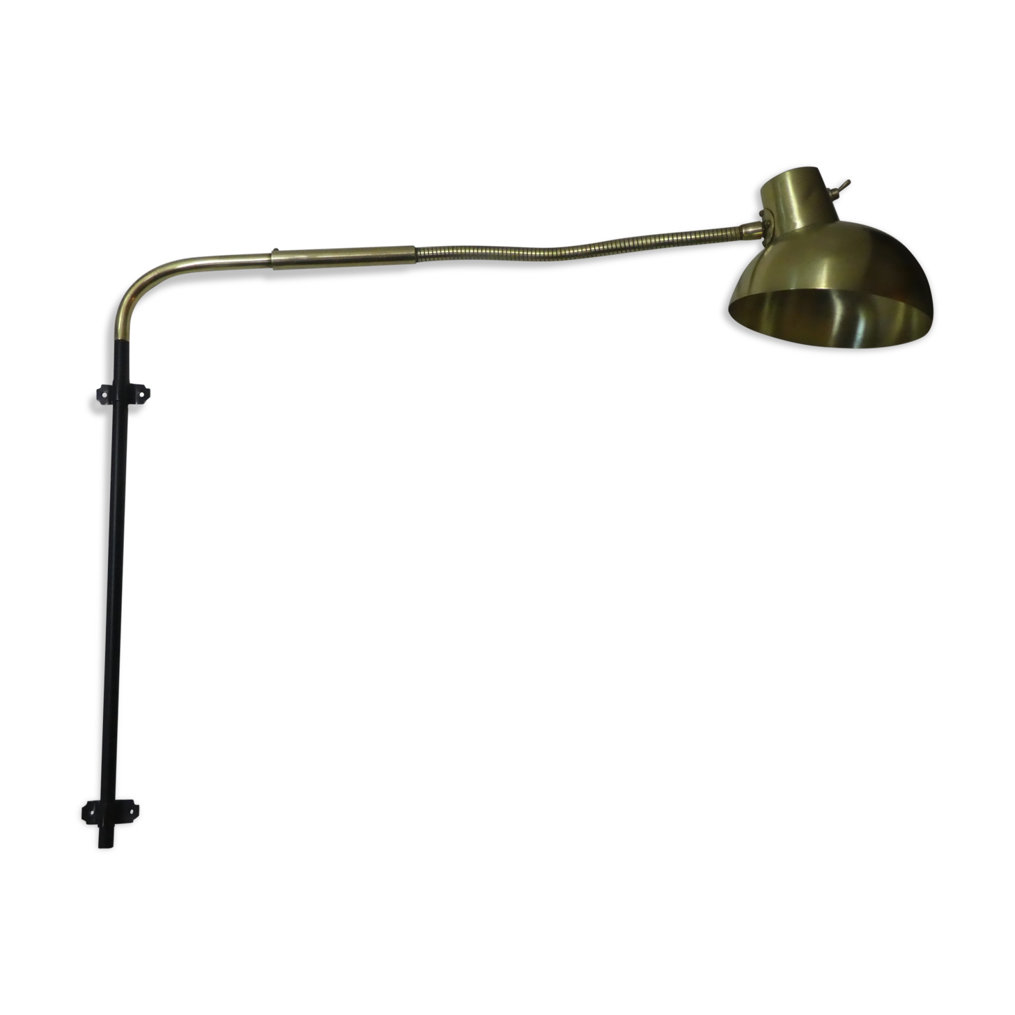 Gallows brass lamp