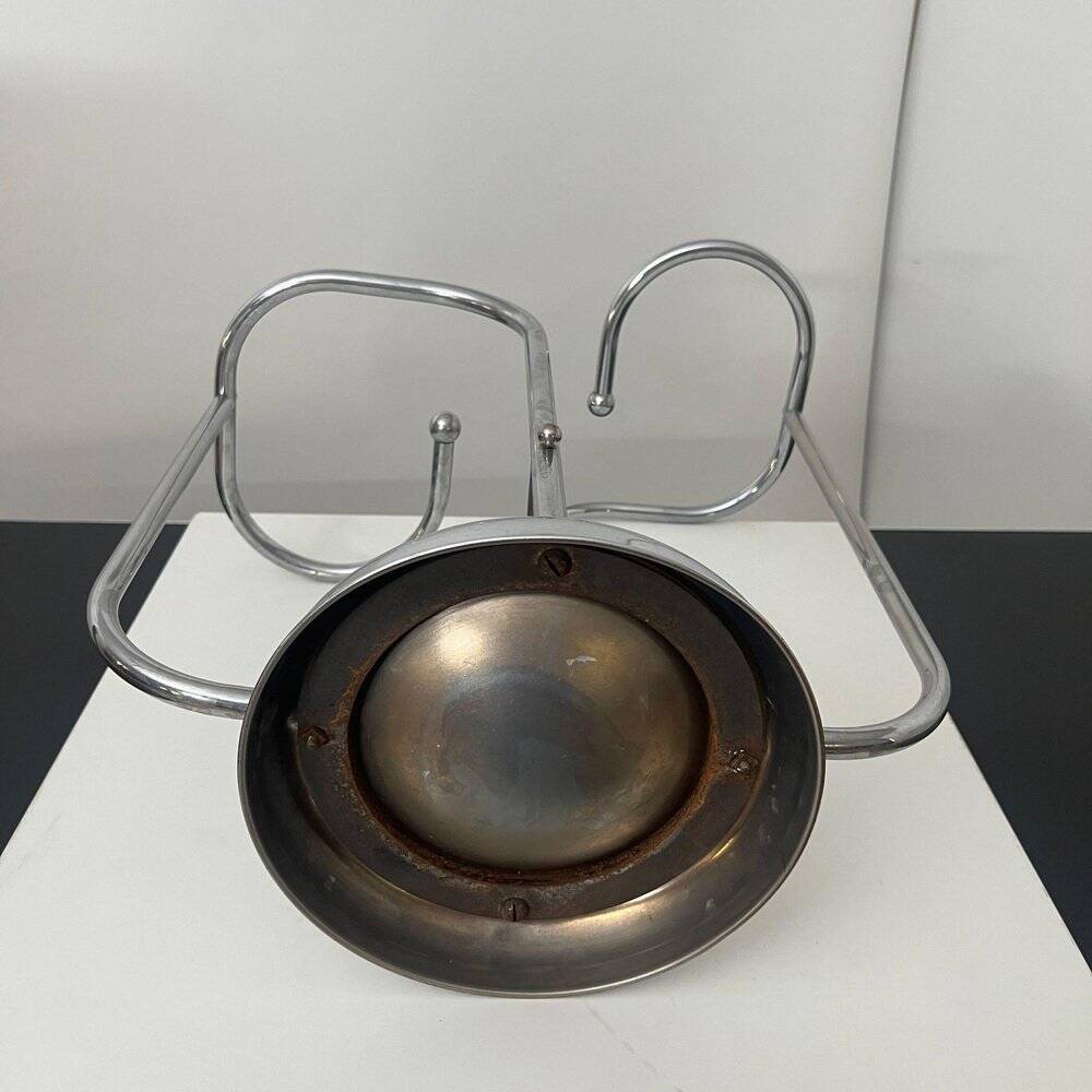 Art Deco Chrome Umbrella Stand in Tubular Steel and Chrome-Plated, Belgium, 1930