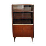 Vintage glass library furniture