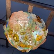 Murano glass ceiling light chandelier Barovier & Toso Flowers