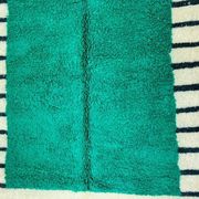 Handmade natural wool rug