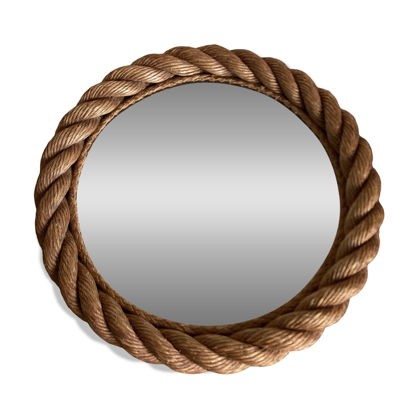 Mid century rope mirror Provence 1950
