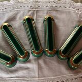 Lot de 6 repose couteaux en céramique vintage