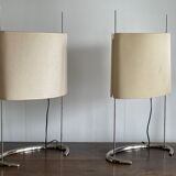 Pair of large "Gala" lamps by Paolo Rizzato, 1970s