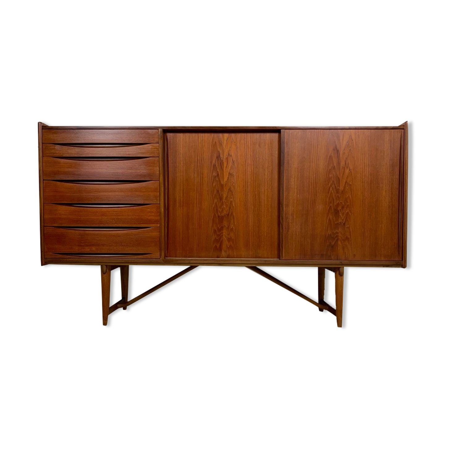 Teak MidCentury Sideboard by Fred Kayser 1960s