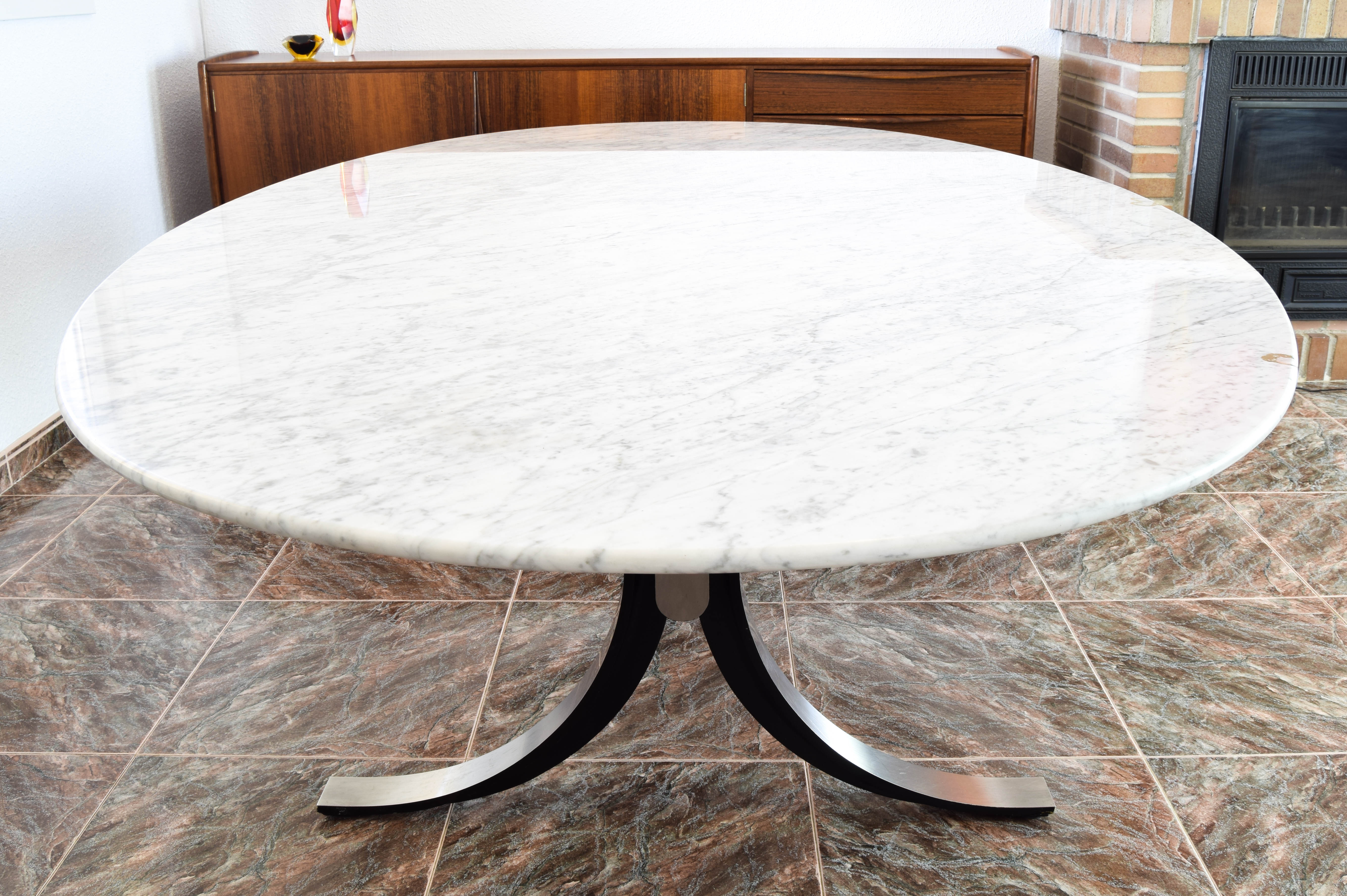 Table en marbre T102 par Osvaldo Borsani et Eugenio Gerli pour Tecno Italia