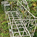 Garden bench cast iron half XXth