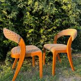 Pair of vintage designer chairs from the 50s/60s, Baumann style