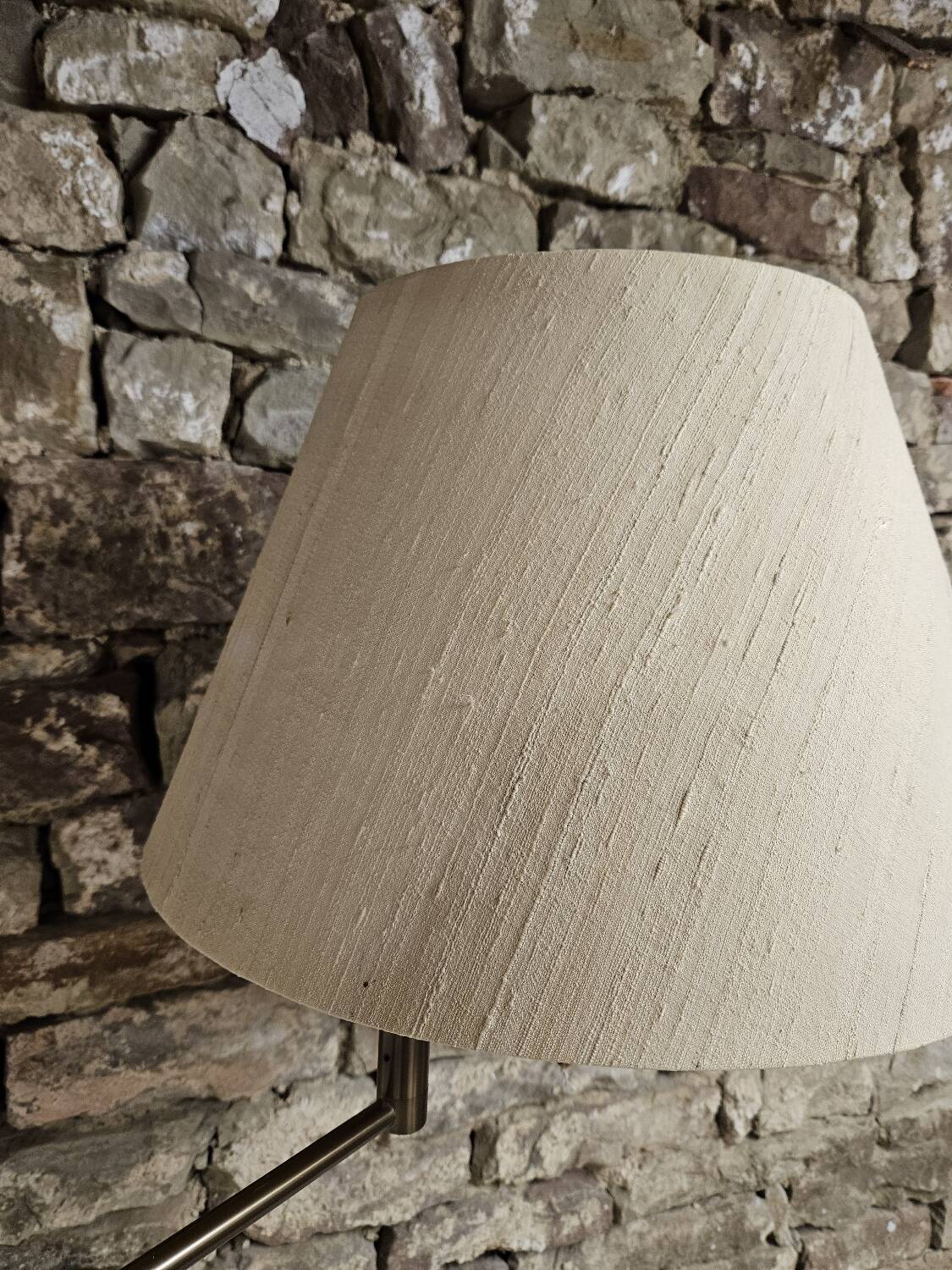 Brass Floor Lamp with Swivel Arm, Germany