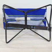 Vintage 190s folding camping stool with clutch