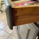 Antique oak buffet refurbished
