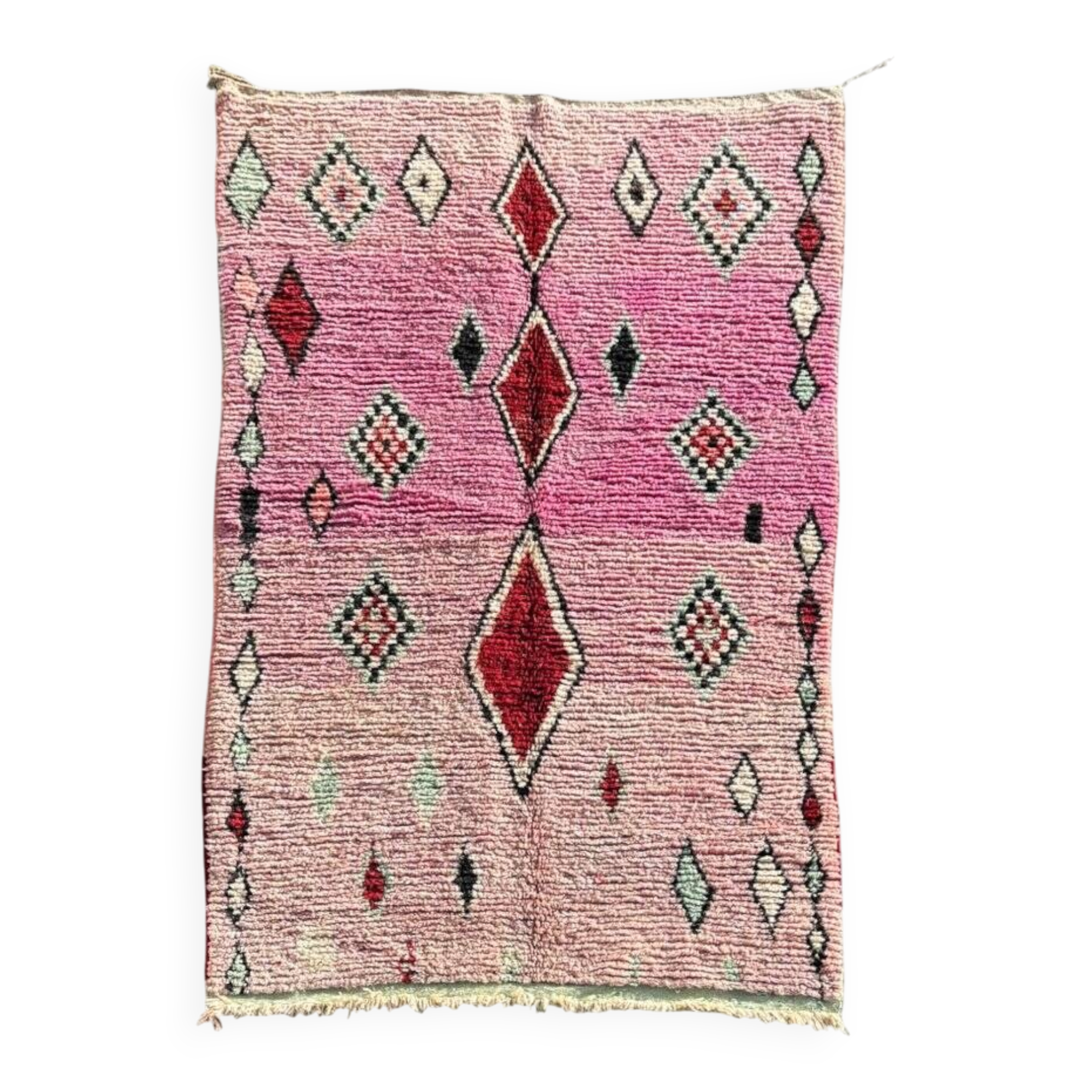 Modern Boujad rug in wool, Moroccan