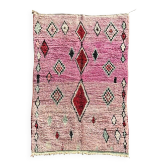 Modern Boujad rug in wool, Moroccan