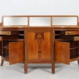 Exceptional hemisphere Art Nouveau Sideboard by Maurice Dufrene, France 1911