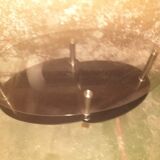 Table basse en verre années 70