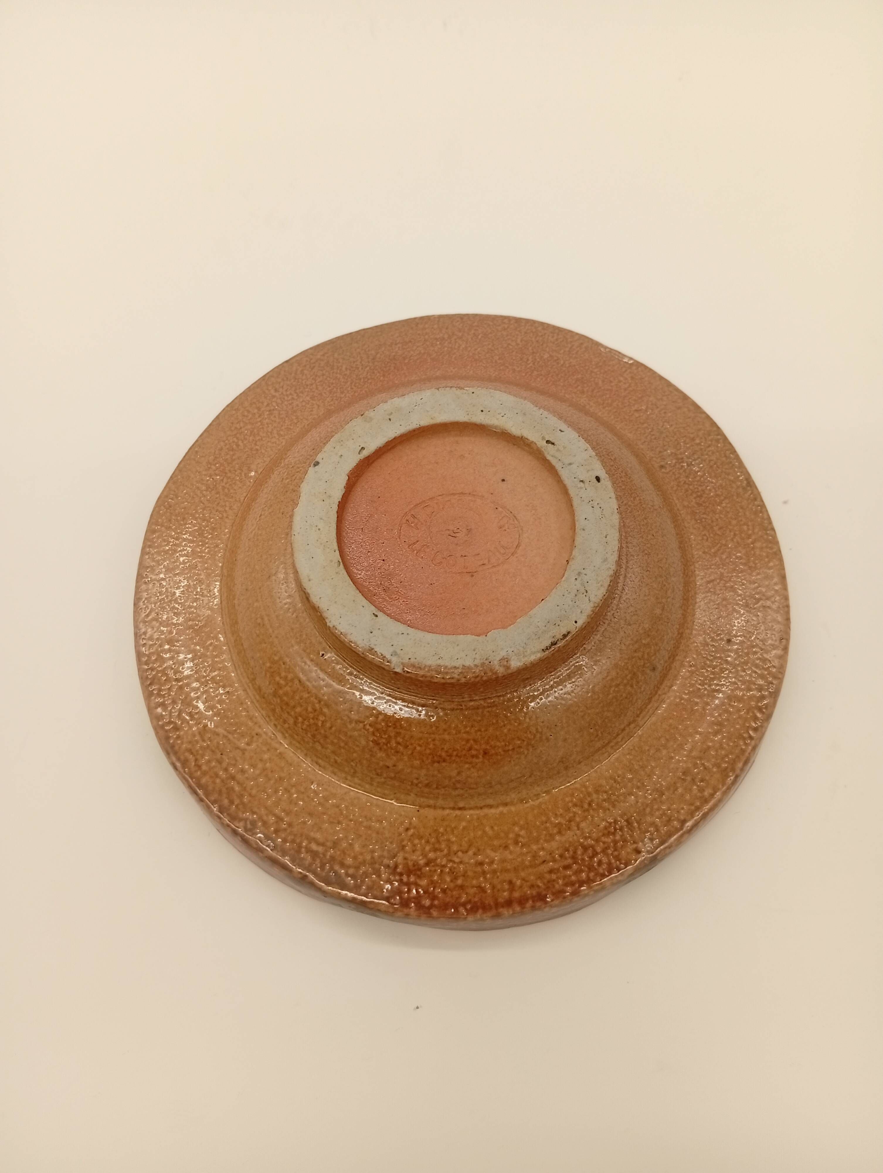 Enamelled Ceramic Ashtray Henri Picard France Art Deco France 1930s