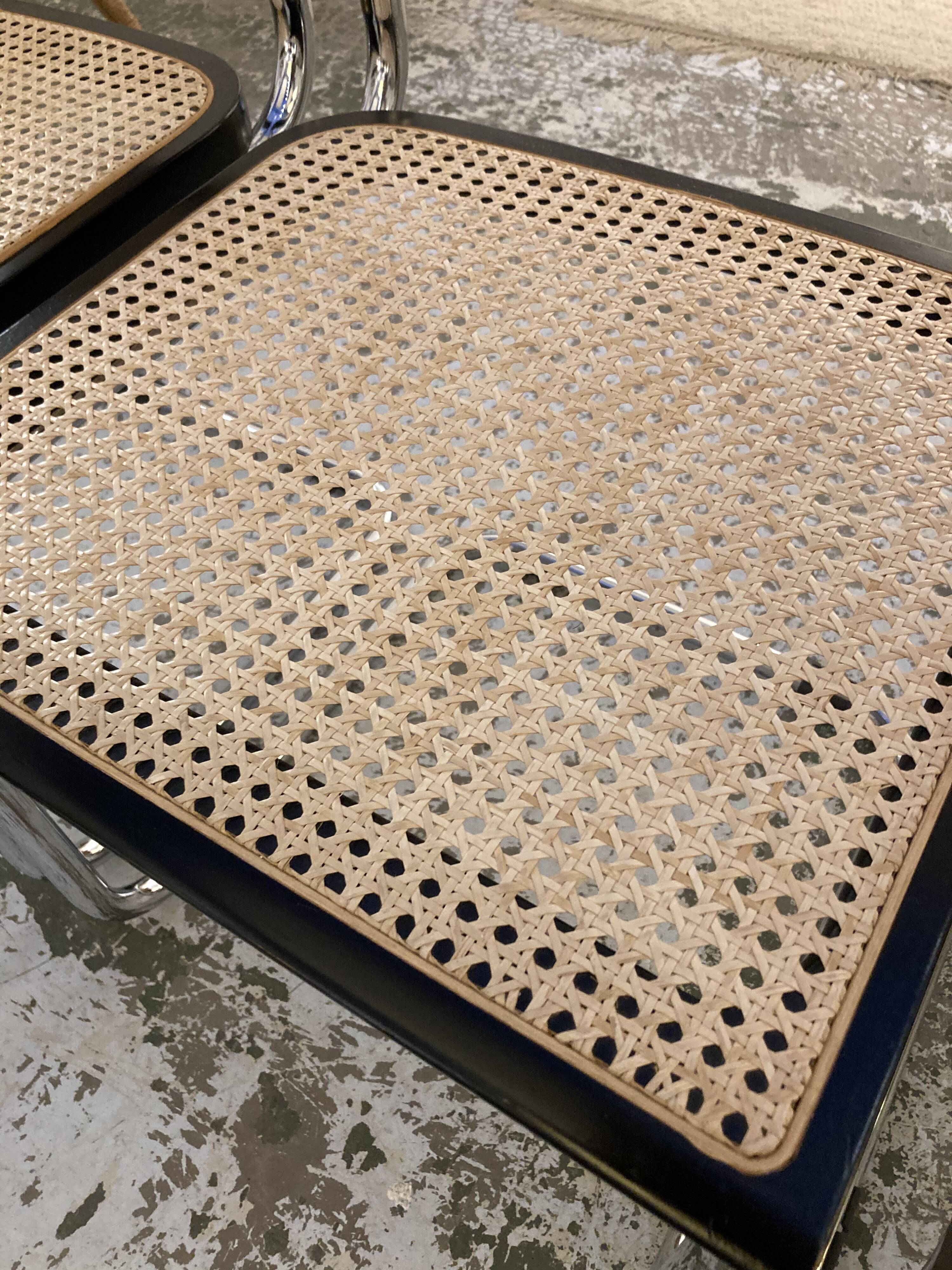 Series of 4 chairs B32 Cesca de Breuer