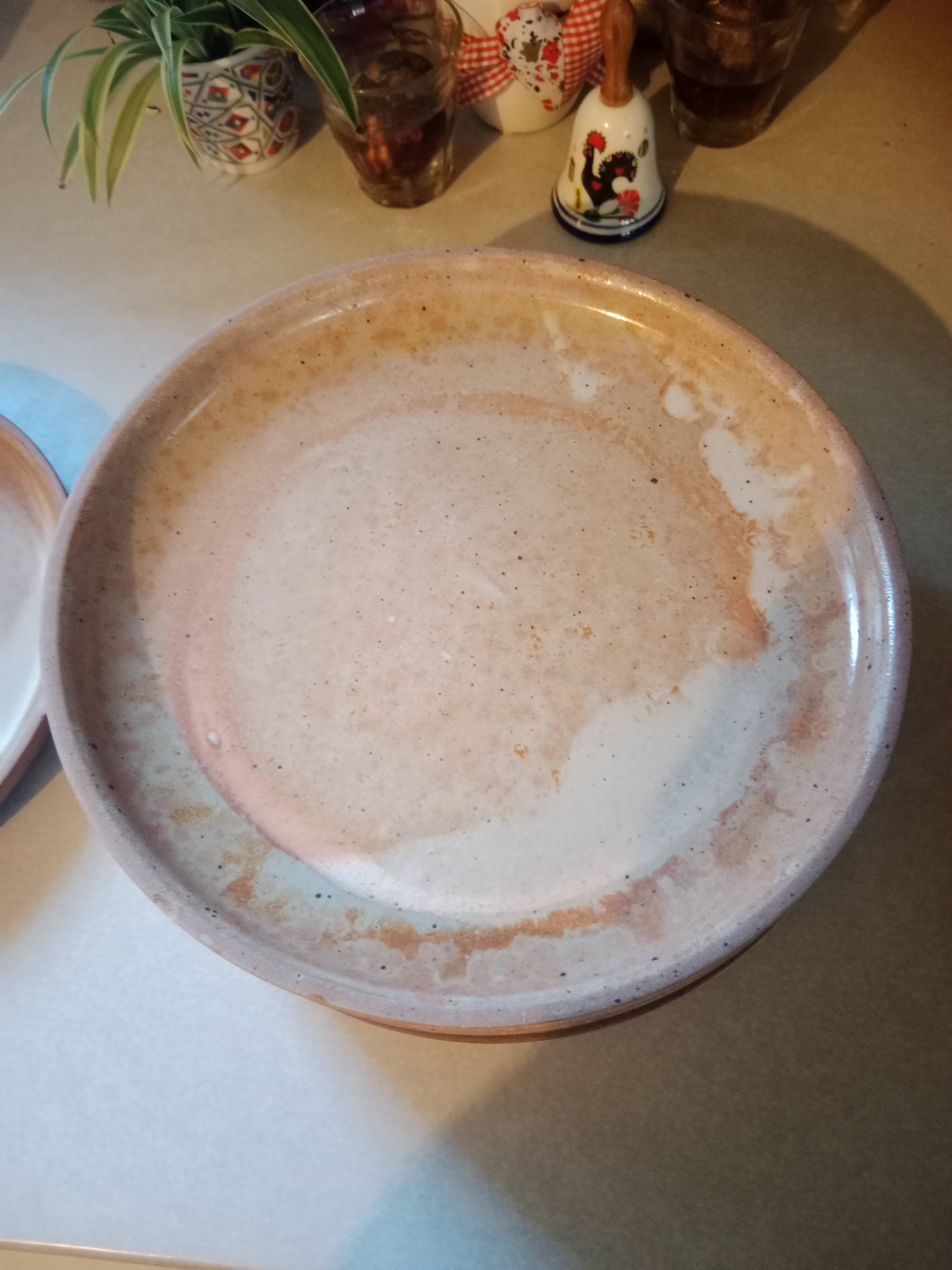 Vintage stoneware plates