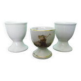 Coquetiers en porcelaine