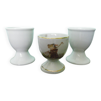 Coquetiers en porcelaine