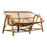 Rattan bench
