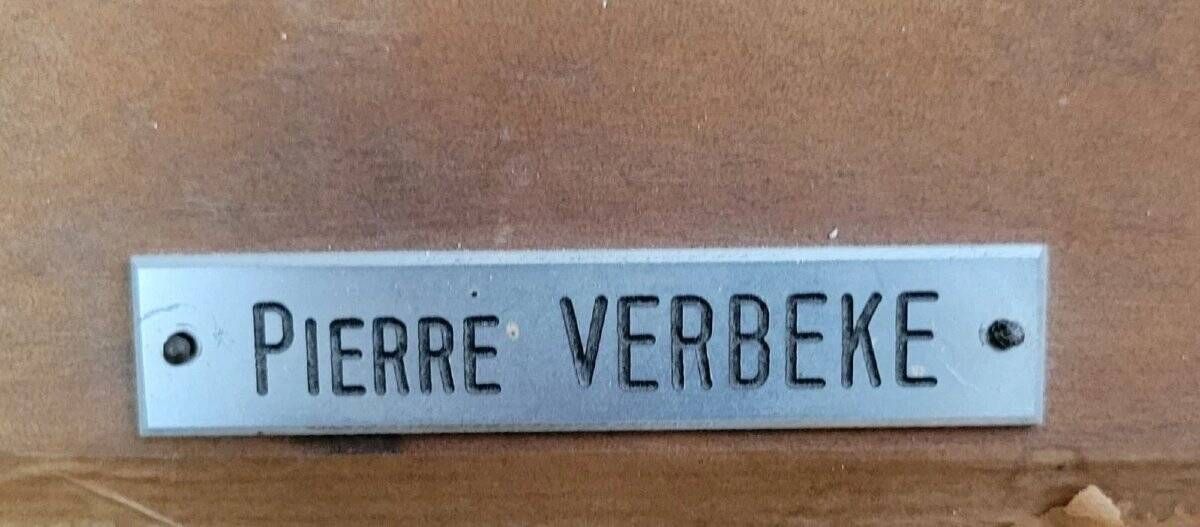 Pierre verbeke : tableau vers 1930 huile sur toile grand format