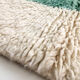 Moroccan Berber carpet blessed ouarain ecru with colorful patterns 148x104cm