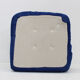 Togo Ligne Roset blue leather corner armchair by Michel Ducaroy for Ligne Roset