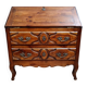 Commode bureau style Louis XV en noyer massif circa 1880